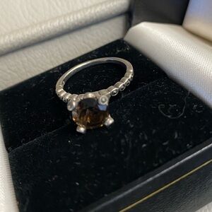 925 sterling Silver Topaz ring size 7